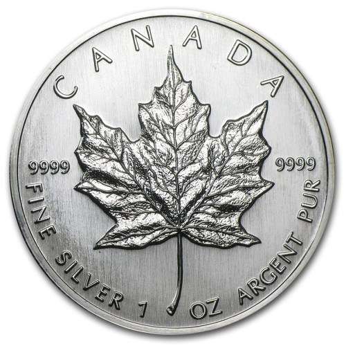 1989 CANADIAN MAPLE | 1oz | .9999 FINE SILVER