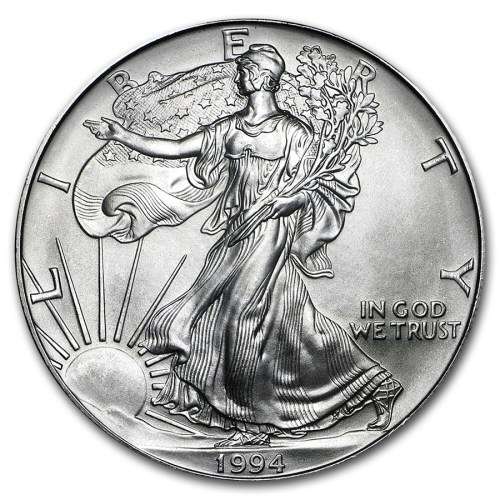 *RARE KEY DATE* | 1994 | AMERICAN SILVER EAGLE | FREE CAPSULE.