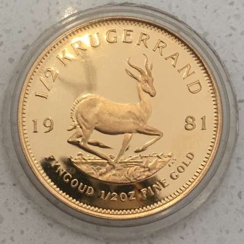 PROOF | 1981 | 1/2oz GOLD KRUGERRAND