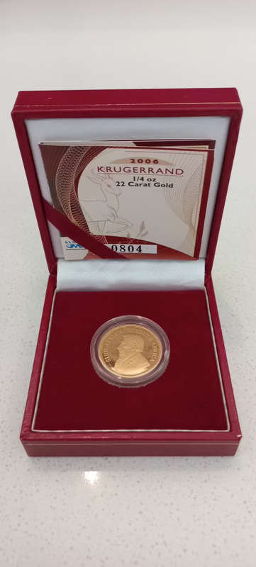 *SALE* | PROOF | KRUGERRAND | 1/4oz GOLD | 2006 | COMPLETE
