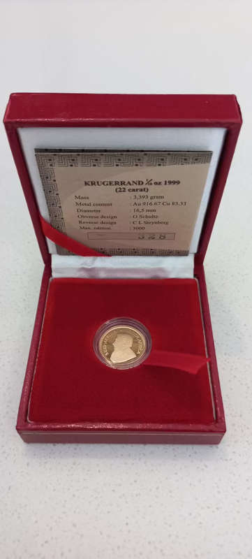 PROOF | KRUGERRAND | 1/10th oz | 1999 | COMPLETE