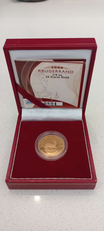 *SALE* | PROOF | KRUGERRAND | 1/4oz GOLD | 2006 | COMPLETE