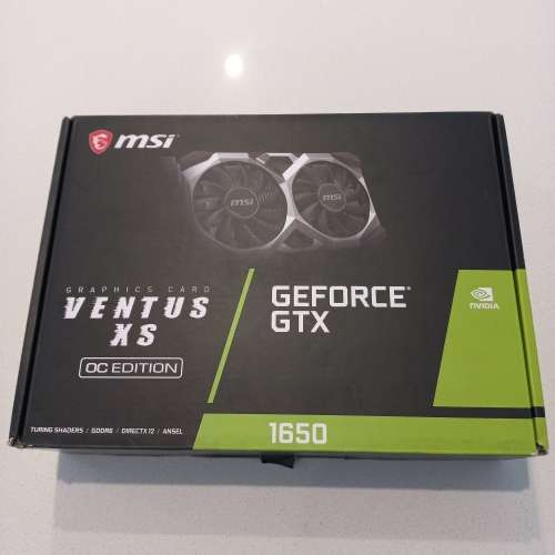 *SALE* MSI GeForce GTX1650 D6 Ventus XS OC 4GB Graphics Card