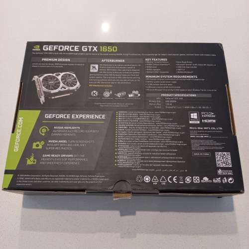 *SALE* MSI GeForce GTX1650 D6 Ventus XS OC 4GB Graphics Card