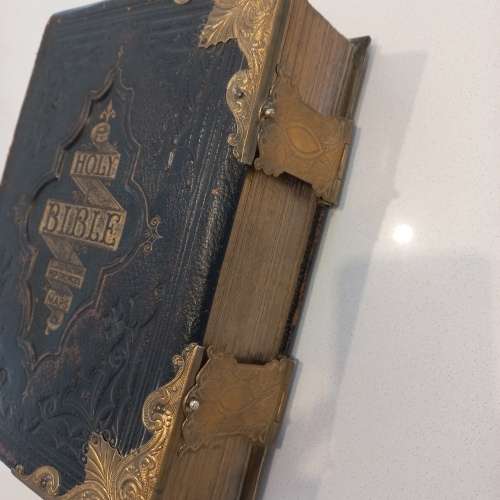 *SALE* Antique Bible c.1890. The National Comprehensive Family Bible. Very Rare !