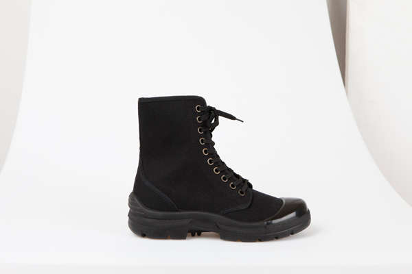 Canvas Boots Combat