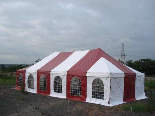 5 M x 10 M PVC Marquee Tent With Sides Complete With Free Windows