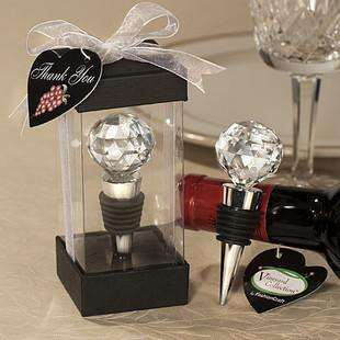 Wedding Favour - Crystal Ball Wine Stopper