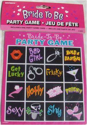 Hen's / Bachelorette Night - Bride to Be Party Game