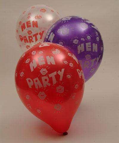 Hen's / Bachelorette Night - Party Balloons