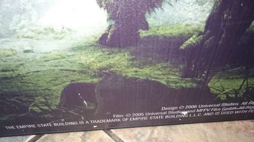 King Kong large movie poster - eye catching!!