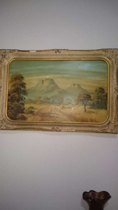 #Oil painting landscape by L.Gibson#