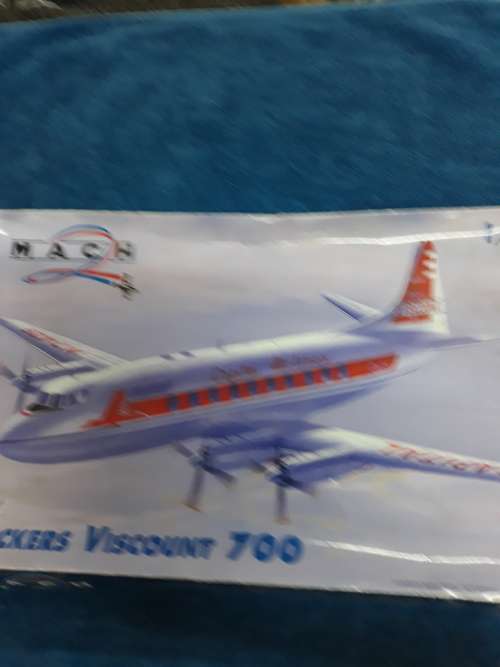 ##Mach 2 "Vickers viscount 700" aeroplane model kit##