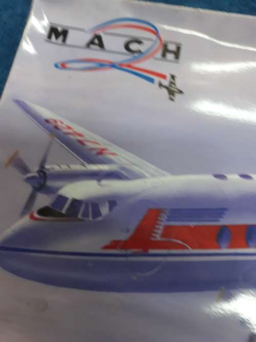 ##Mach 2 "Vickers viscount 700" aeroplane model kit##
