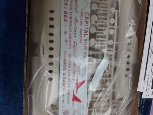 ##Mach 2 "Vickers viscount 700" aeroplane model kit##