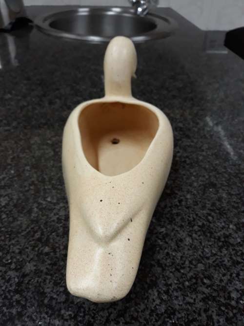 ###Medium ceramic duck planter###