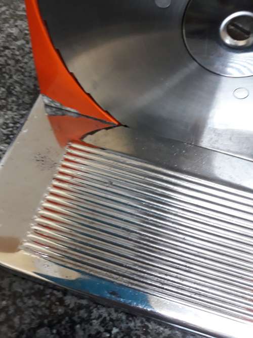##Vintage pineware bread slicer##