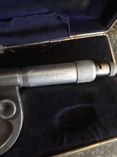 ##Vintage Ambrose Shardlow & co Ltd micrometer##