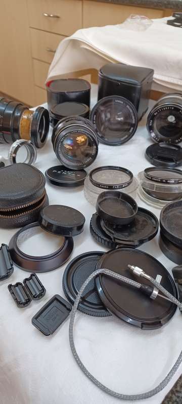 ***Joblot vintage cameras and lenses***