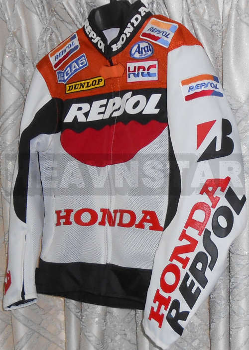 HONDA REPSOL Motorbike Racer Cordura Textile Jacket All Size Available