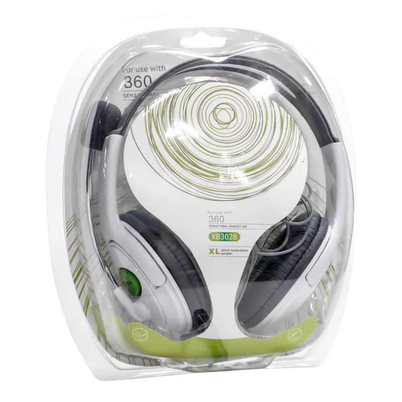 XBOX 360 Sensational Replacement Headset XB3028 White