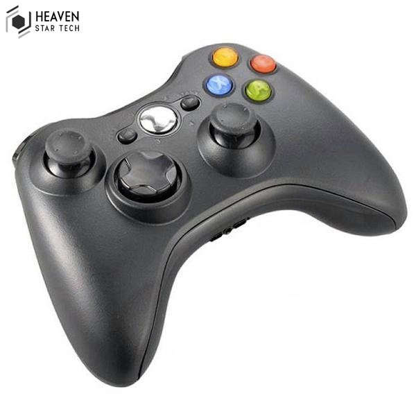 WIRELESS JOYSTICK FOR X-BOX 360 Controller Black | Heaven Star Tech®