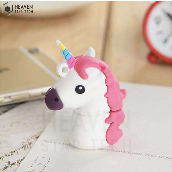 Unicorn USB Flash Drive 8gb Cartoon Memory Stick - White | Heaven Star Tech®