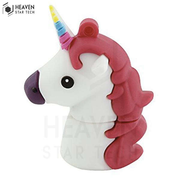 Unicorn USB Flash Drive 8gb Cartoon Memory Stick - White | Heaven Star Tech®