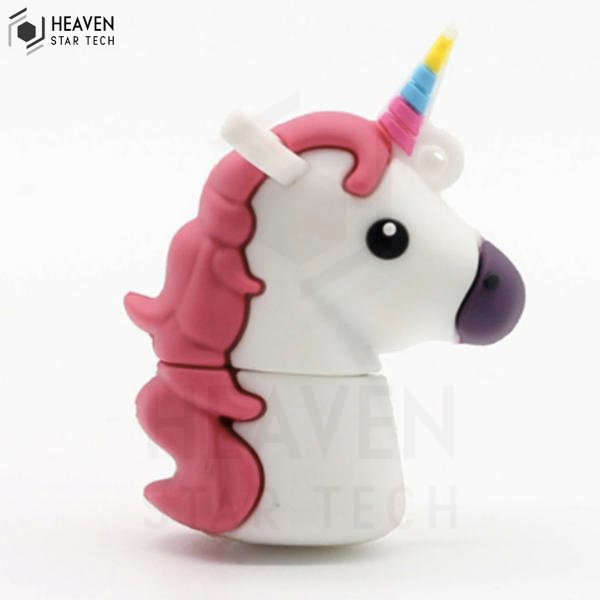 Unicorn USB Flash Drive 8gb Cartoon Memory Stick - White | Heaven Star Tech®