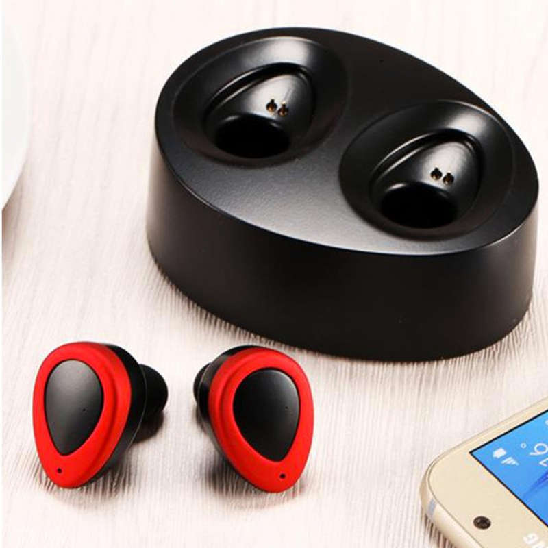 HUAWEI Wireless Bluetooth Headset Earbuds (TWS-K2) - Red and Black