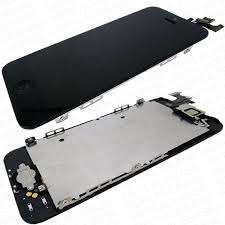 Black LCD display+Touch Screen Digitizer+Home Button+Frame+front camera full Assembly for Iphone 5S