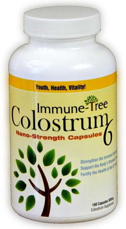 Immunetree Colostrum6 180 Capsules (Immune System Booster) and Muscle Builder
