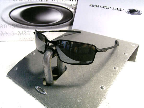 OAKLEYS Polarized SQUARE WHISKER Polished Black/Black Iridium Sunglasses URGENT SALE o.n.c.o