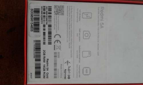 Redmi 5A Global Version 16GB, 2GB RAM, 10/10 Condition.