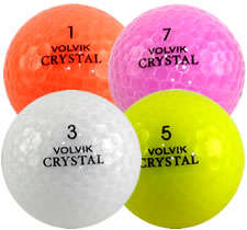 *** 40 Volvik Crystals *** Golf Balls near MINT. SAVE on SHIPPING with WEGOTBALLS only R40/item