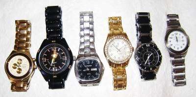 Auction Lot of Mens Watches - Some Dead Some Alive