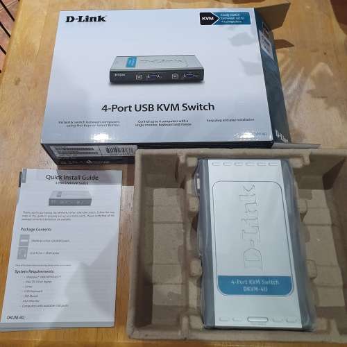 D-Link 4-Port USB KVM Switch