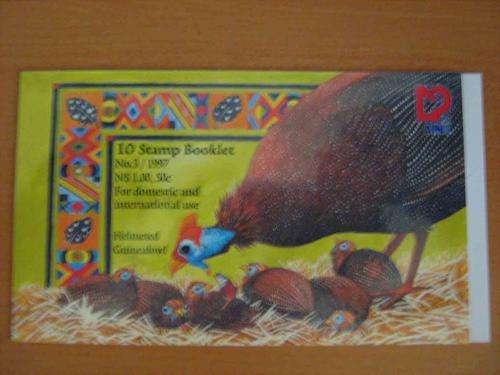 1997 Namibia guineafowl booklet