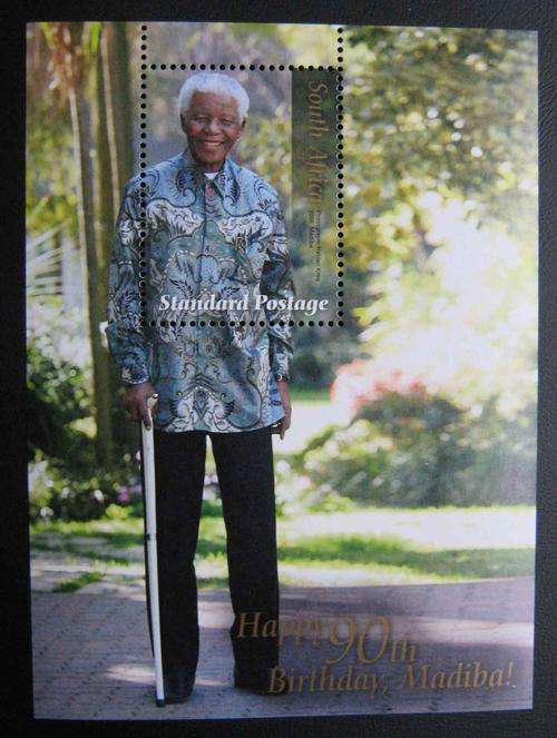 Nelson Mandela  2008 mini sheet