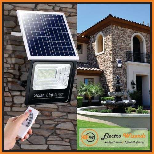 100w Solar Flood Light