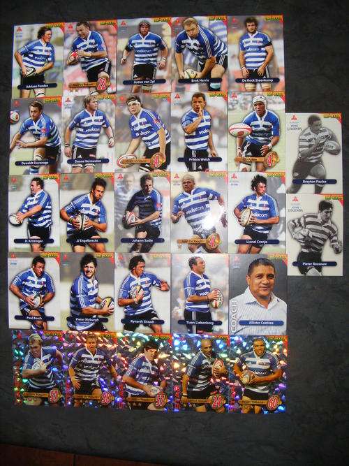 30 x WP big ball 2010 rugby trading cards.