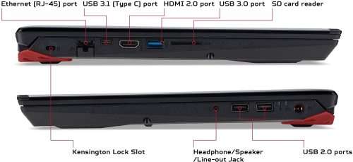 Acer Predator Helios 300 Gaming Laptop i7 8th Gen