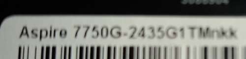 Acer Aspire 7750G 17. 3" Laptop i5 2GB Duel HDD bay