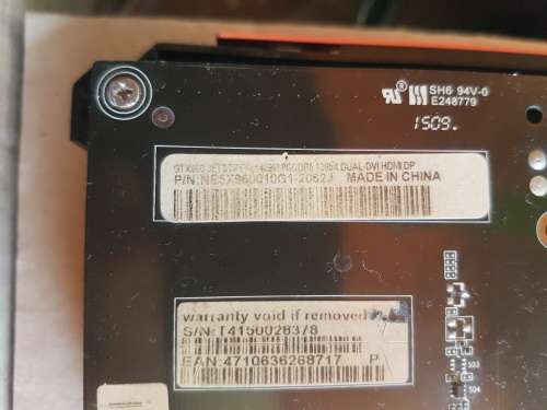 GPU - SPARES OR REPAIRS