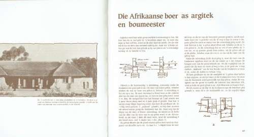 Die Afrikaanse Woning: Herdrukke uit Die Boerevrou (1919-1931)