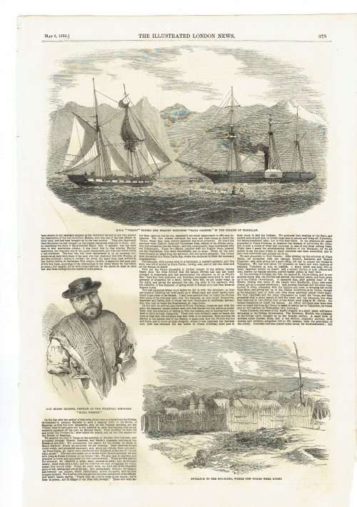 Illustrated London News. 100 loose leaves illustrated with superb original wood-engravings. 1850s