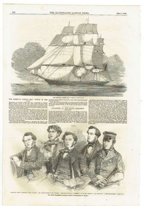 Illustrated London News. 100 loose leaves illustrated with superb original wood-engravings. 1850s