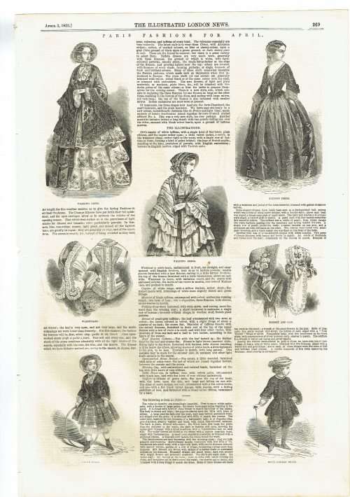 Illustrated London News. 100 loose leaves illustrated with superb original wood-engravings. 1850s