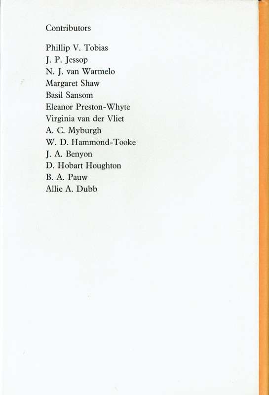 Hammond-Tooke, The Bantu-Speaking Peoples of Southern Africa