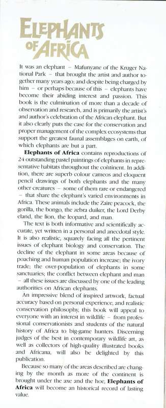 Paul Bosman and Anthony Hall-Martin, Elephants of Africa